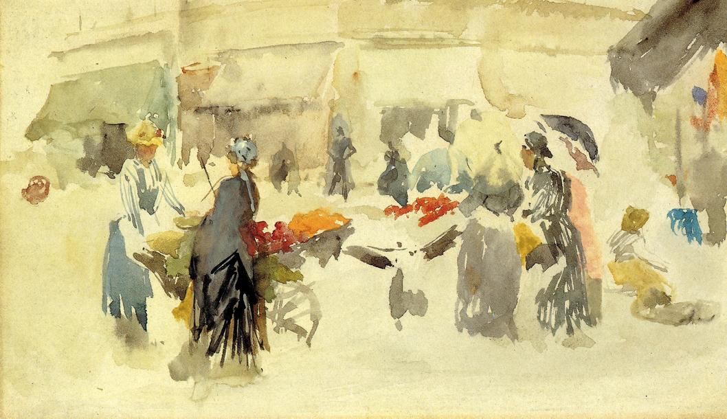 1058x610 Flower Market - Whistler Watercolor