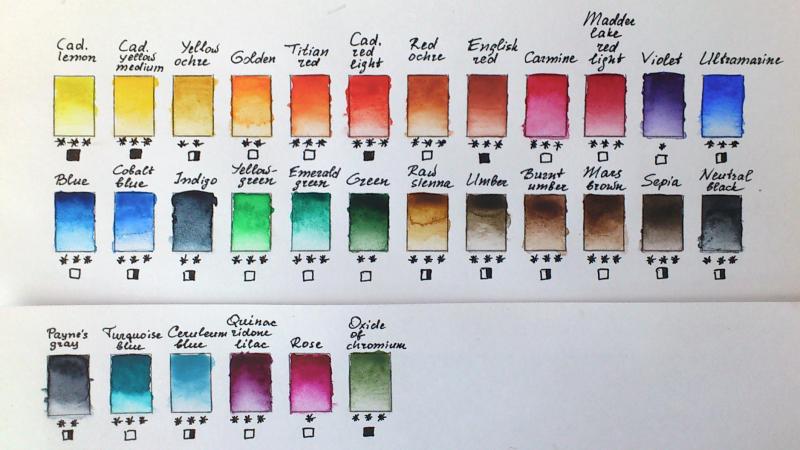 800x450 White Nights Watercolor Set - White Knight Watercolor