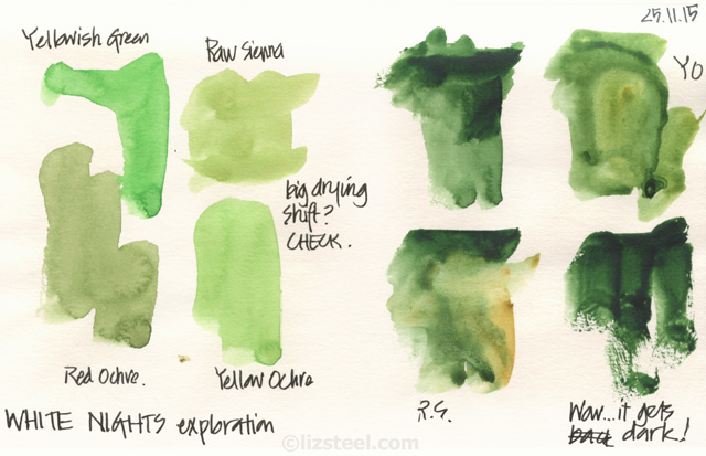 640x413 White Nights Watercolours Colour Chart - White Knight Watercolor