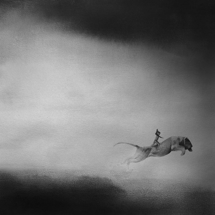 700x700 Ethereal Black And White Watercolor Paintings By Elicia Edijanto - White Watercolor