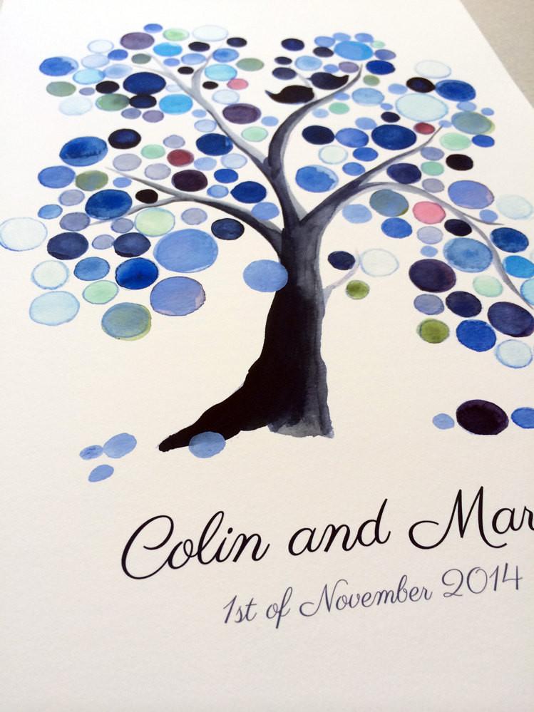 749x999 Watercolor Wedding Guest Book Tree Weeping Willow Tree - Willow Tree Watercolor