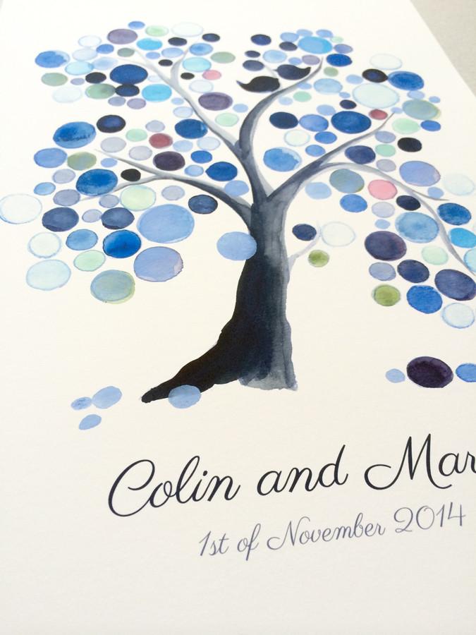 675x900 Wedding Guest Book Alternative Weeping Willow Tree Watercolor - Willow Tree Watercolor