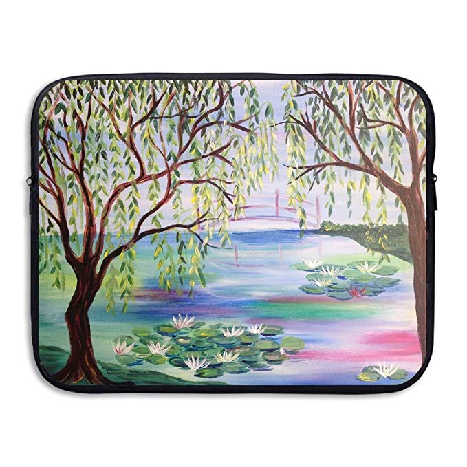 679x679 Business Briefcase Sleeve Willow Watercolor Painting - Willow Watercolor