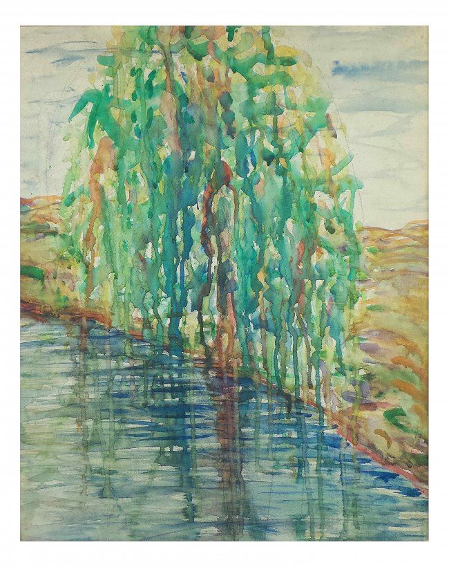 650x820 Z. Szubin, Watercolor - Willow Watercolor