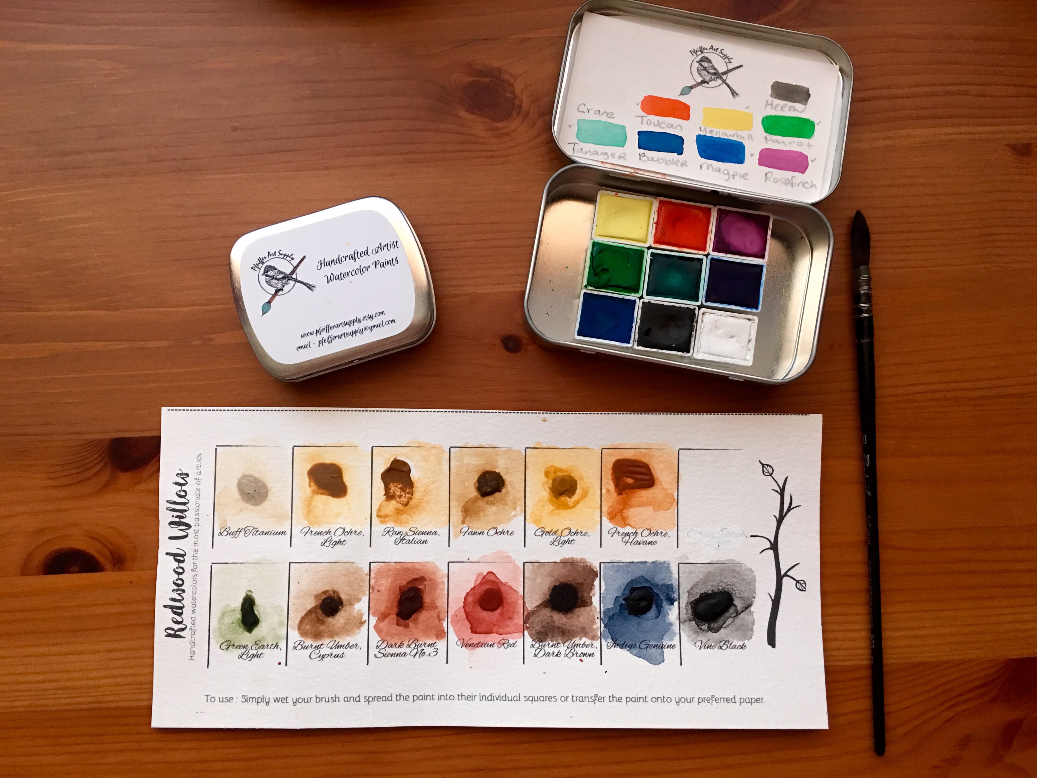 4032x3024 ~ Doodlewash Review Handmade Watercolors Pfeiffer - Willow Watercolor