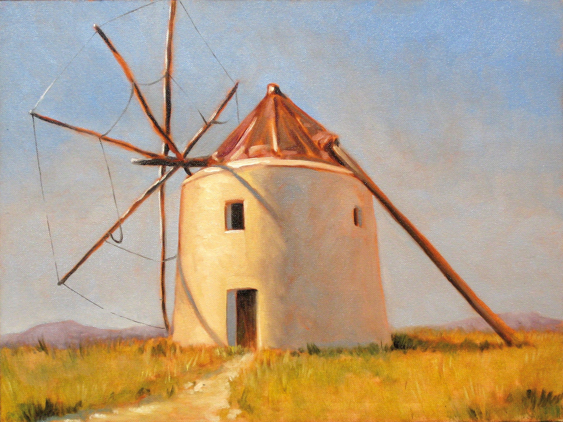 2362x1772 Windmill Watercolor Paintings - Windmill Watercolor