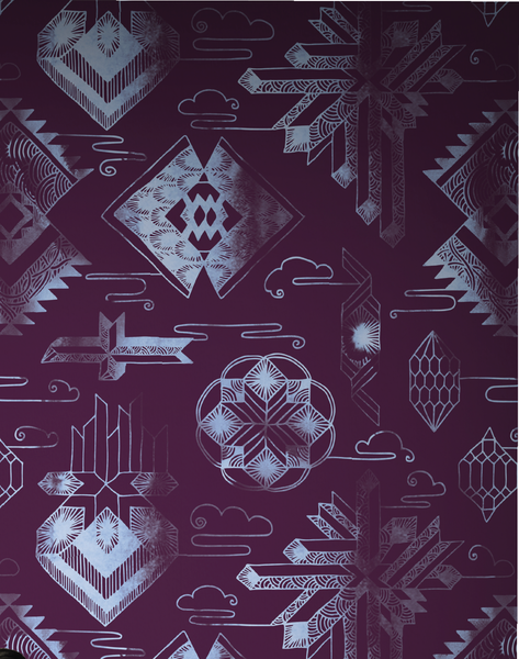 473x600 Watercolor Gems, Wine The Pattern Collective - Wine Watercolor