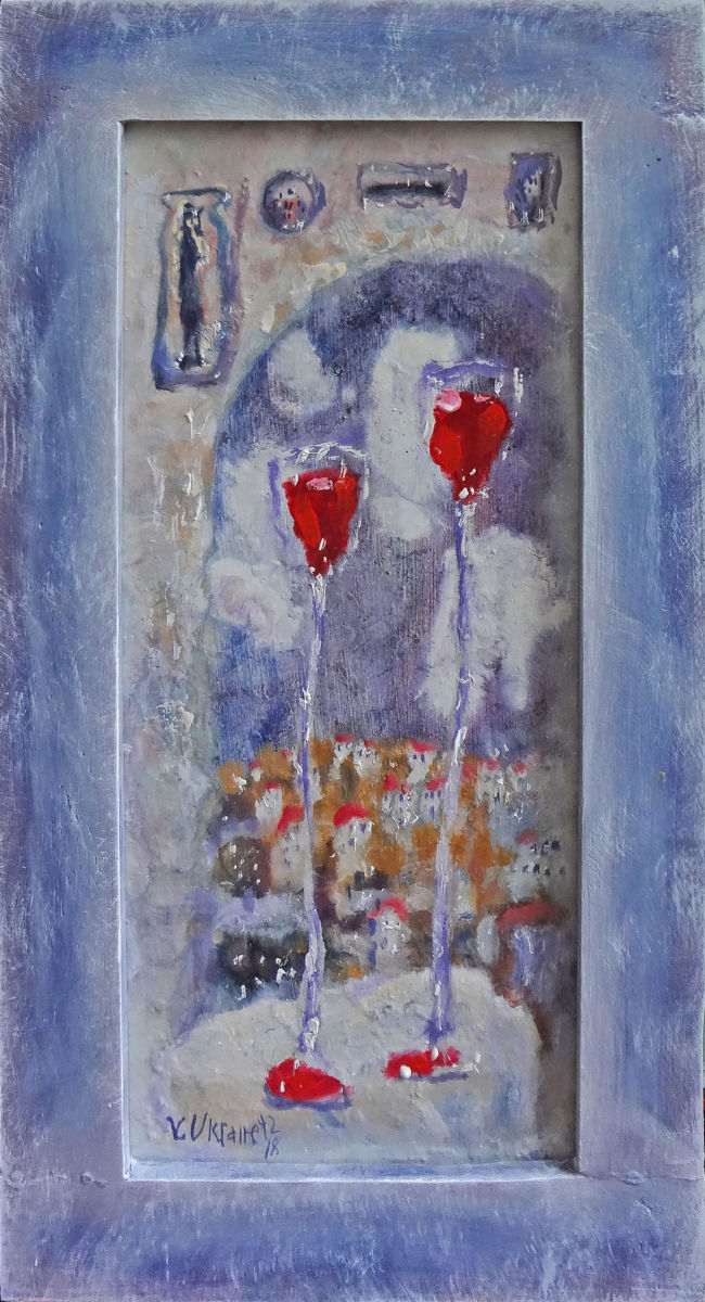 650x1200 Watercolor Of Wine (Ukrainetz Valentin) - Wine Watercolor