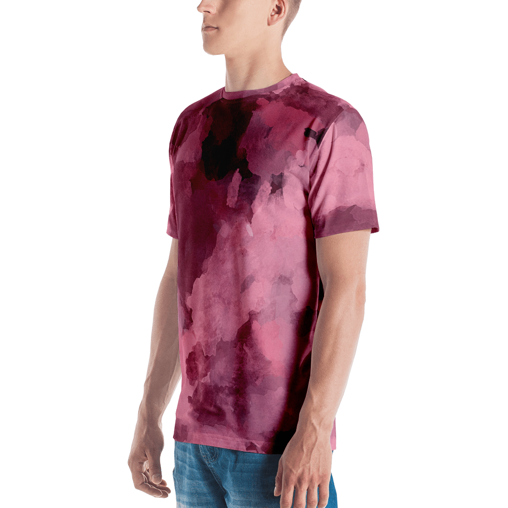 1000x1000 Wine Watercolor T Shirt Zazuze - Wine Watercolor