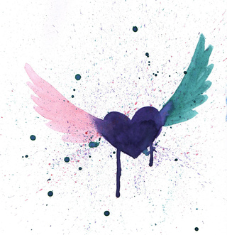 320x331 Just An Old Watercolor Painting - Wings Watercolor