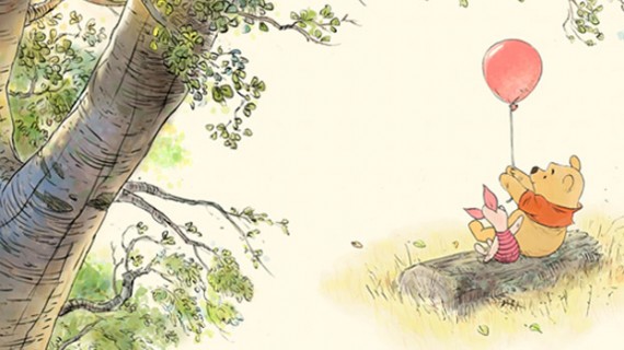 570x320 Winnie The Pooh Has A Trailer Too - Winnie The Pooh Watercolor