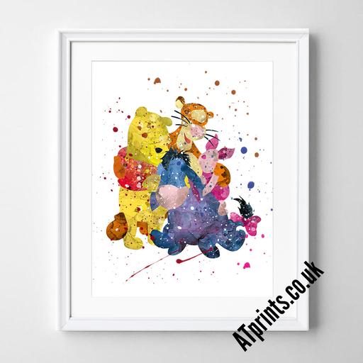 512x512 Winnie The Pooh Atprints - Winnie The Pooh Watercolor