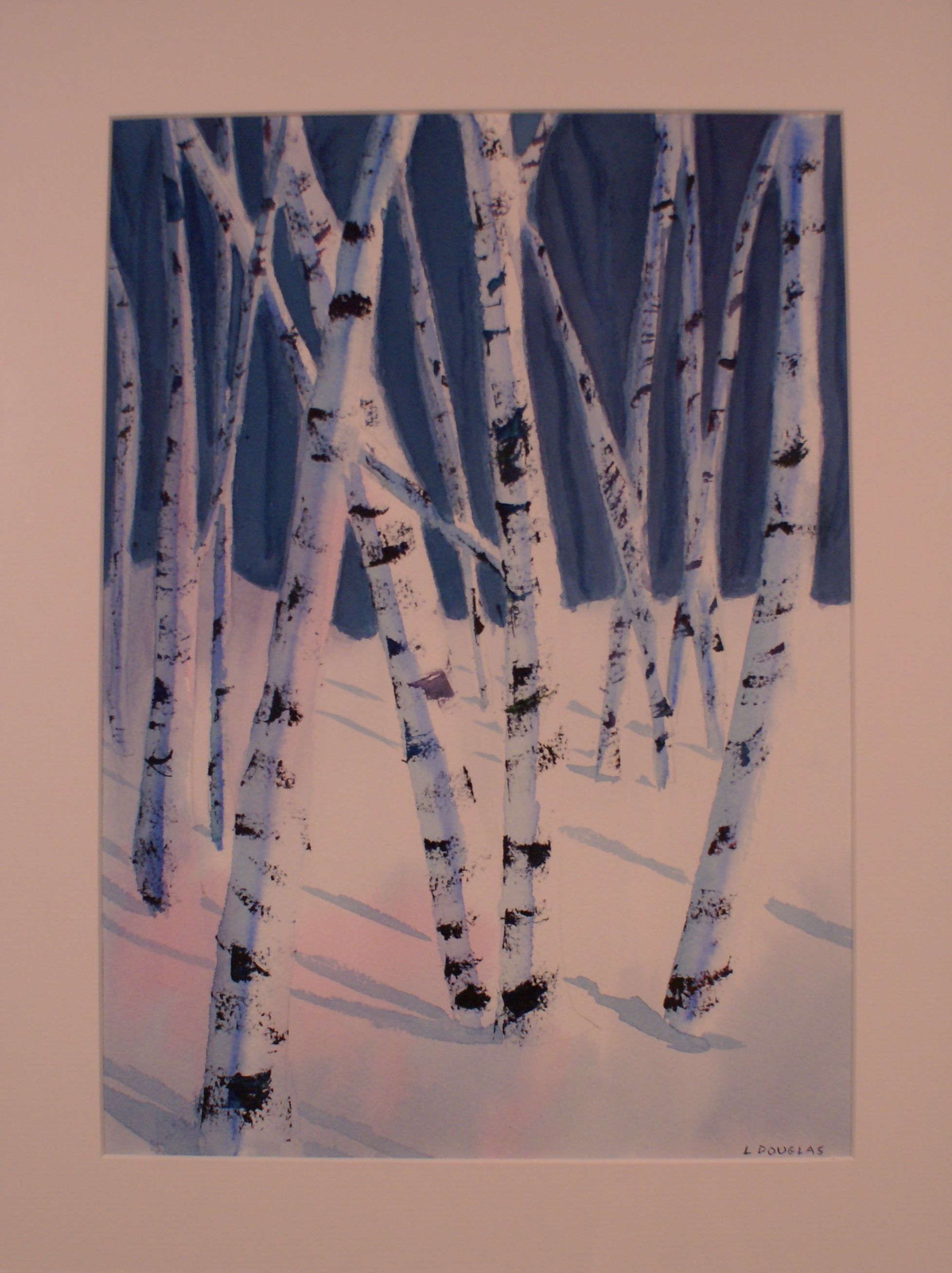 1956x2616 Winter Birch Trees Watercolors Watercolor, Art - Winter Birch Trees Watercolor