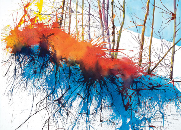 600x432 The Color Of Fresh Snow Painting The Winter Landscape - Winter Landscape Watercolor Paintings