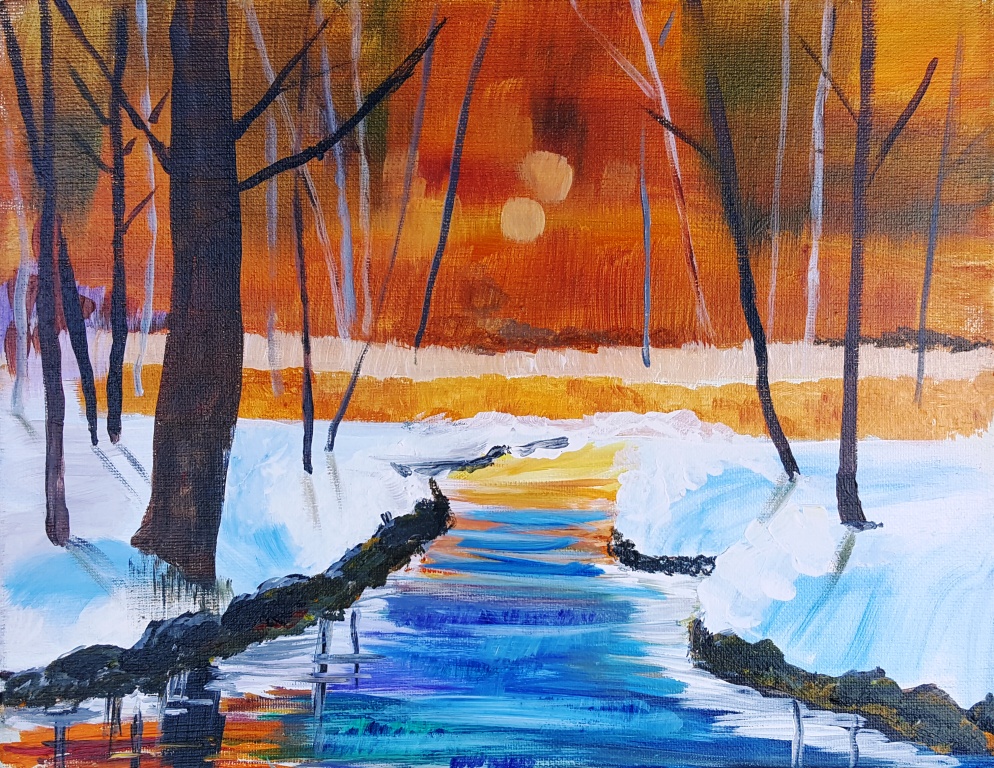 Winter Solstice Watercolor