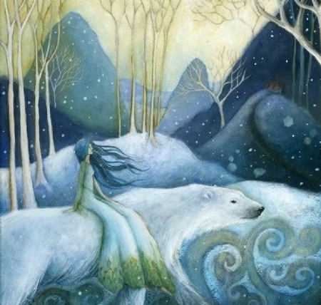 450x428 Winter Solstice Song - Winter Solstice Watercolor