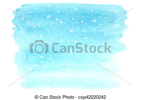 450x320 Snowfall Background. Snowfall - Winter Watercolor Background