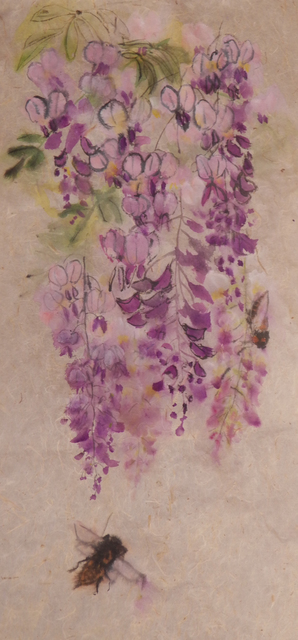 298x640 Debbi Chan Artwork Wisteria Oh Wisteria Original Watercolor - Wisteria Watercolor