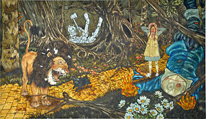300x173 Michael Hague~original Stunning Final Published Watercolor From - Wizard Of Oz Watercolor