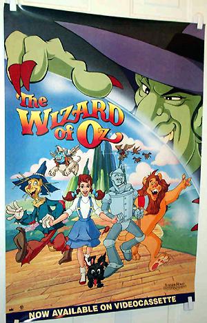 300x468 Wizard Of Oz Poster Original Watercolor Canvas Painting Pop Wall - Wizard Of Oz Watercolor