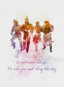 222x300 Wizard Of Oz Prints Fine Art America - Wizard Of Oz Watercolor