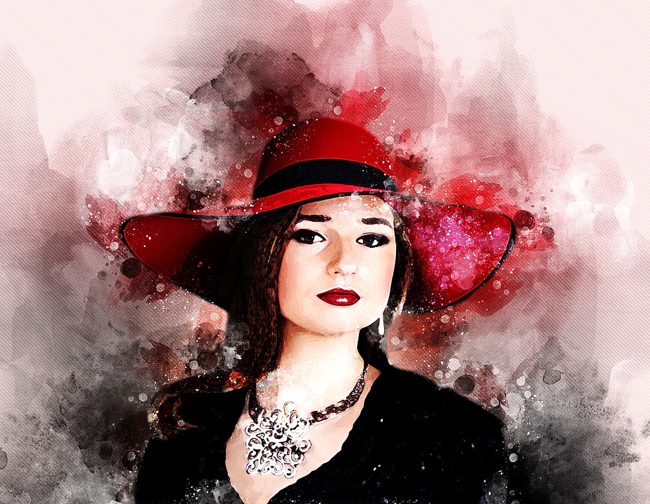 929x720 Free Photo Painting Art Artistic Woman Acrylic Watercolor - Woman Watercolor