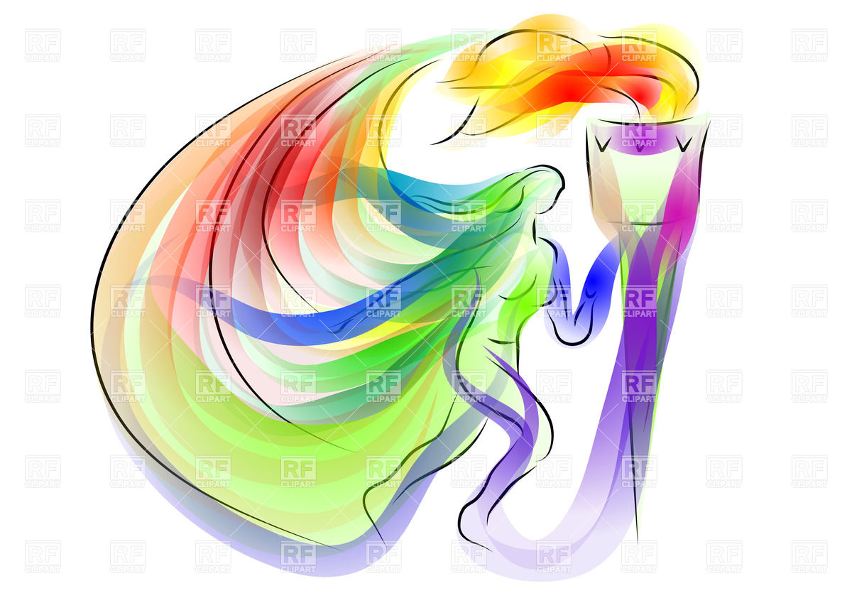 1200x849 Athletics - Woman Watercolor