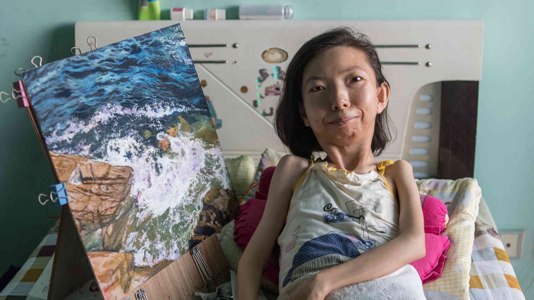 2048x1153 Paralyzed Woman Creates Stunning Watercolor Paintings From Her Bed - Woman Watercolor Paintings