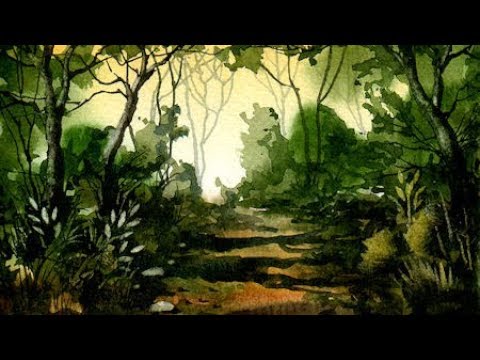 480x360 Woodland Watercolour Painting Demonstration - Woodland Watercolor