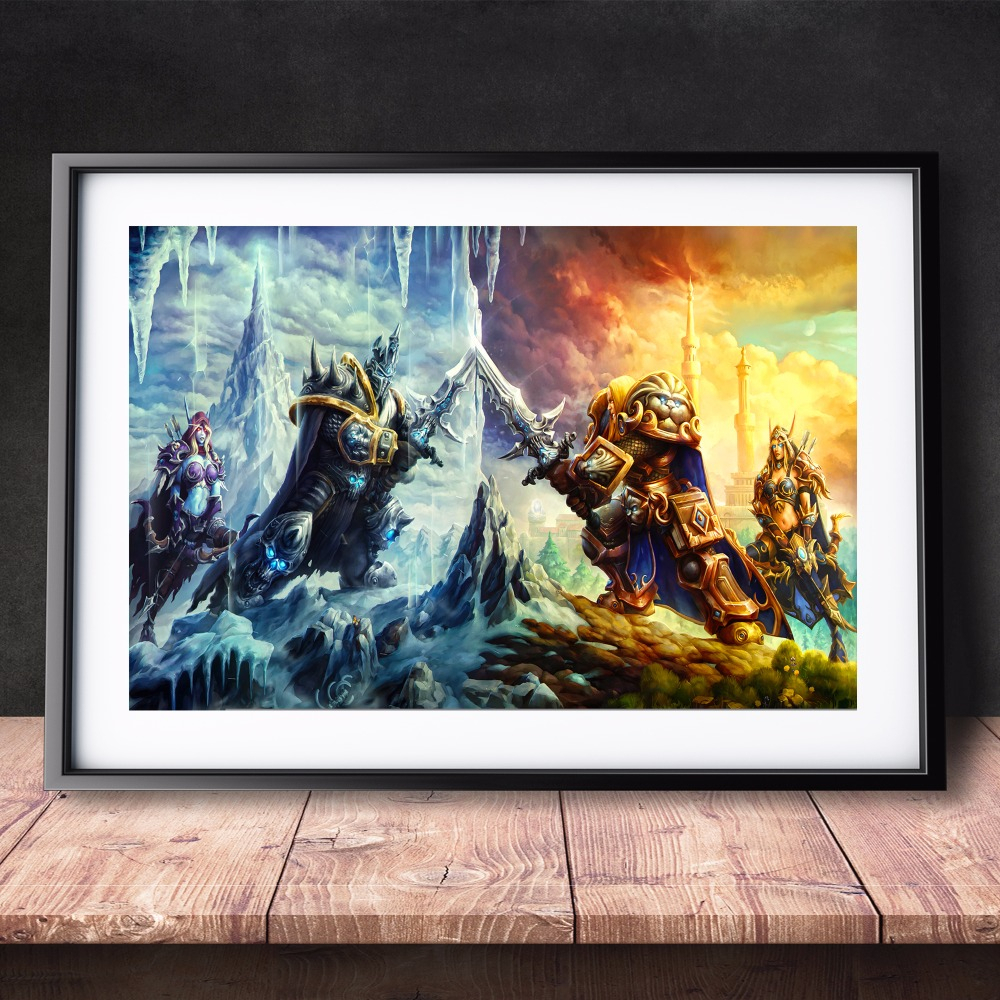 1000x1000 Watercolor Paintings On Canvas World Of Warcraft Watercolor Canvas - World Of Warcraft Watercolor