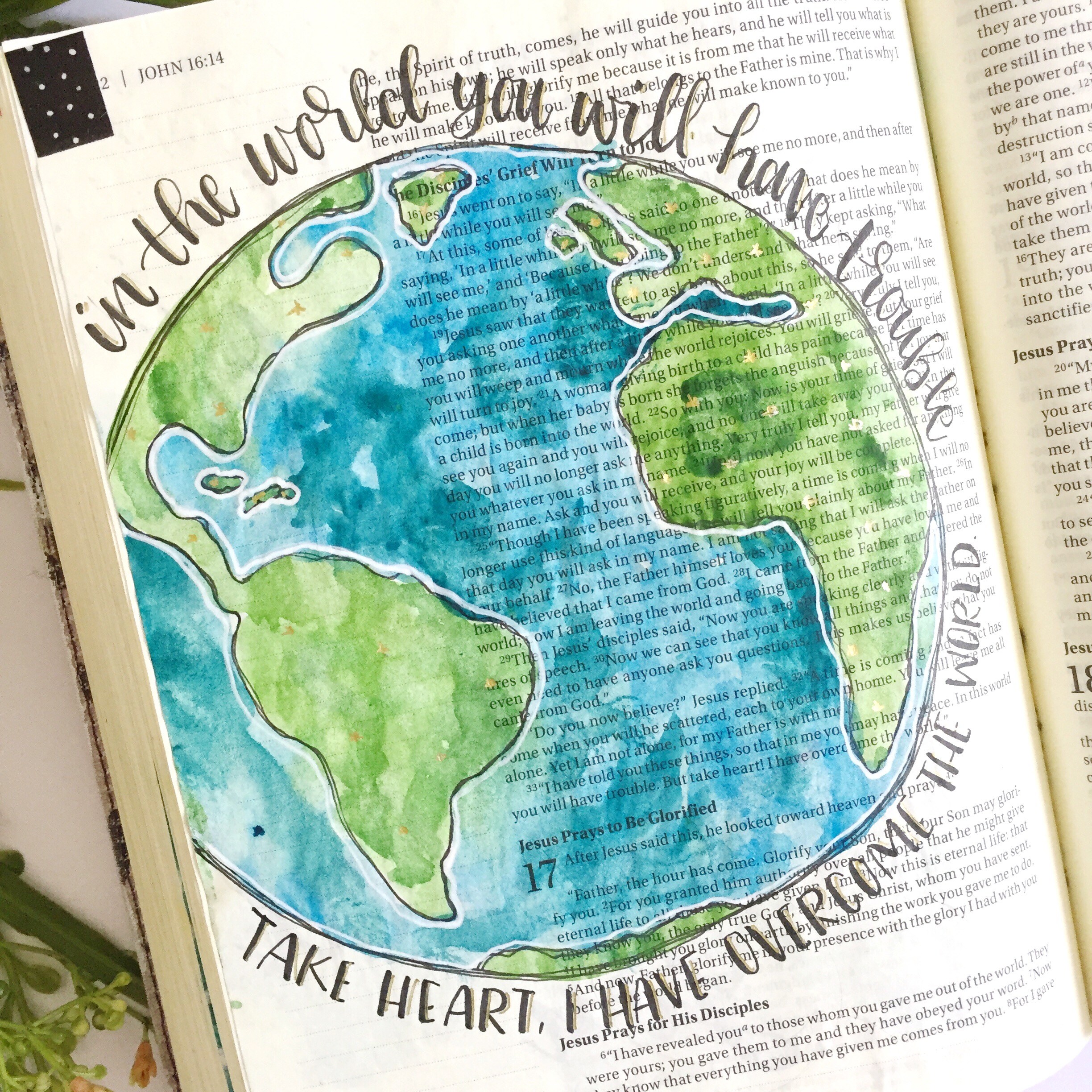 2448x2448 Easy Watercolor World Tutorial Plus A Free Printable - World Watercolor