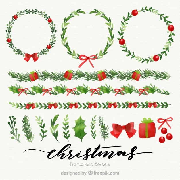 626x626 Christmas Watercolor Vectors, Photos And Psd Files Free Download - Xmas Watercolor