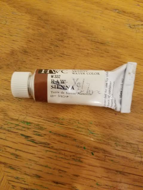 479x638 Holbein Watercolor..raw Sienna Or Yellow Ochre - Yellow Ochre Watercolor