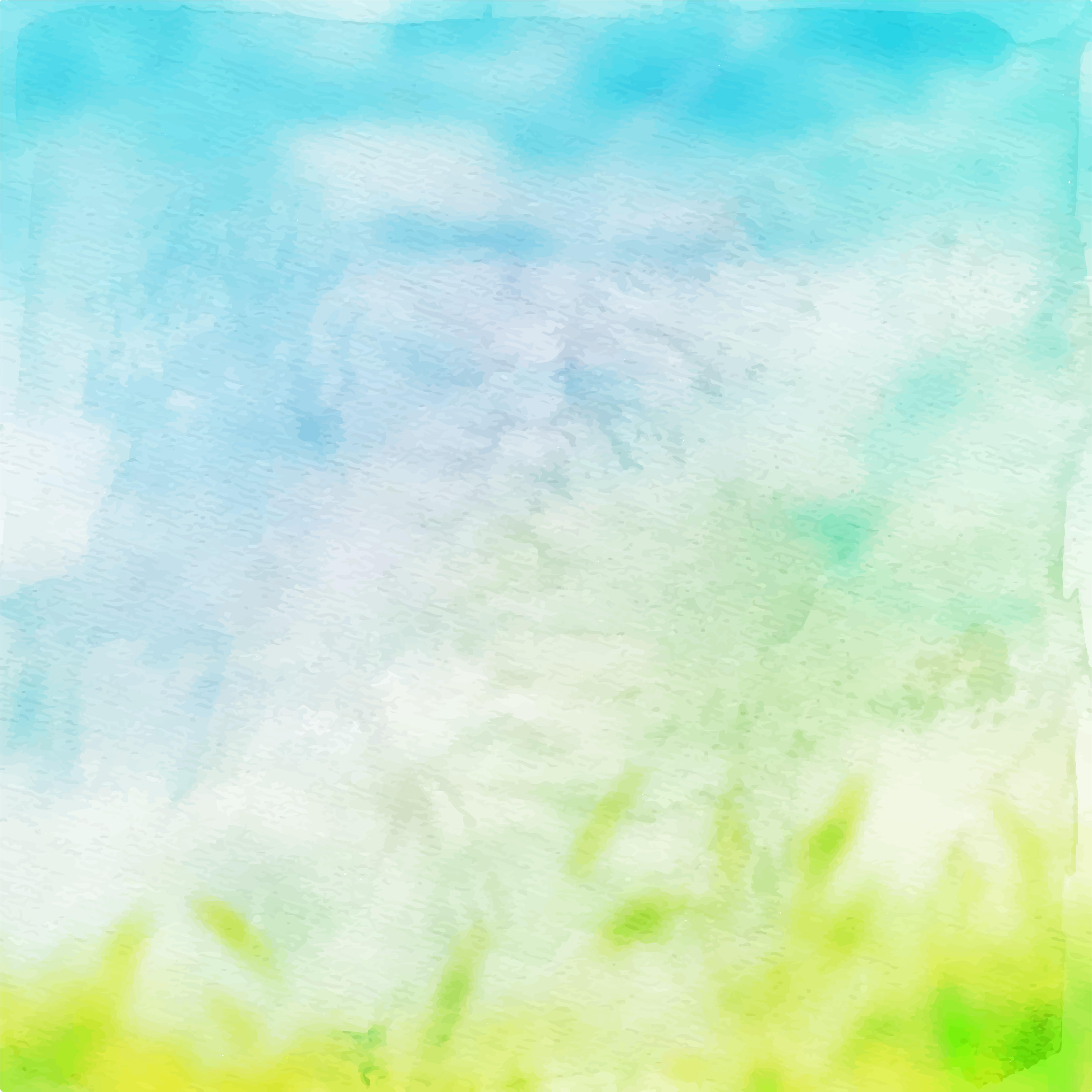 3333x3333 Blue And Yellow Watercolor Background 123freevectors - Yellow Watercolor