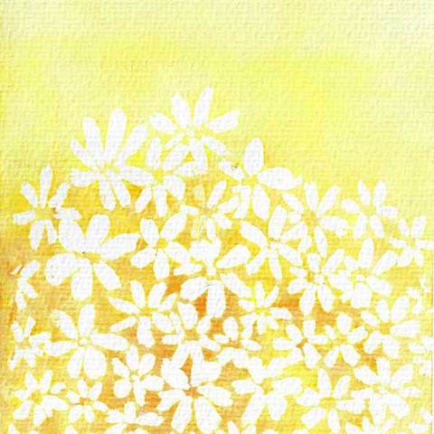 480x480 Watercolors Flavia Bernardes Art - Yellow Watercolor