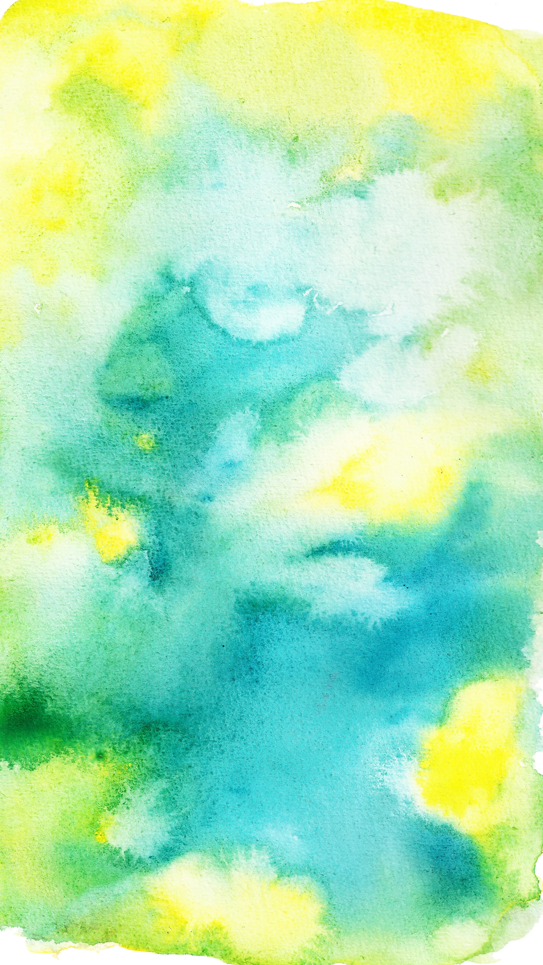 1080x1920 March Smart Phone Wallpaper Downloads - Yellow Watercolor Wallpaper