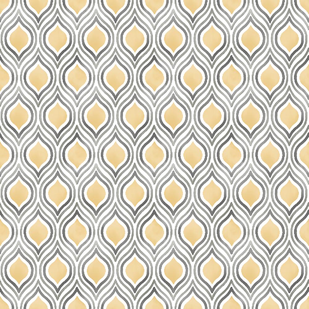 1000x1000 A Street Plume Honey Watercolor Wallpaper 2702 22716 - Yellow Watercolor Wallpaper