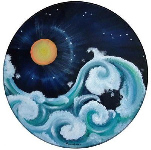 602x600 Tattoo Designs For Oceansunflower Yin Yang Watercolor - Yin Yang Watercolor