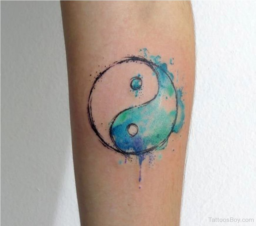 871x768 Watercolor Yin Yang Tattoo Tattoo Designs, Tattoo Pictures - Yin Yang Watercolor