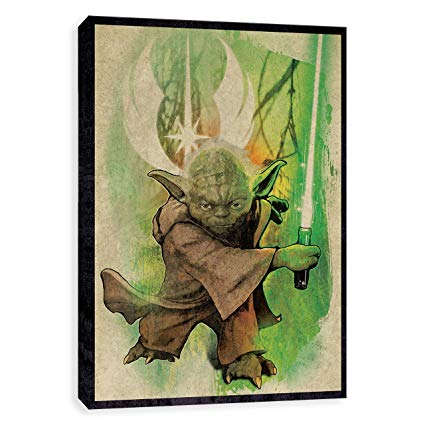 425x425 Artissimo Design Star Wars Yoda Watercolor Style - Yoda Watercolor