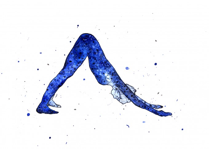 680x485 Yoga Poses, Stuardust Rain - Yoga Watercolor