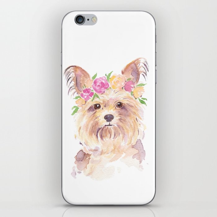 700x700 Yorkie Watercolor Iphone Skin By Imagodeinurserydecor Society6 - Yorkie Watercolor