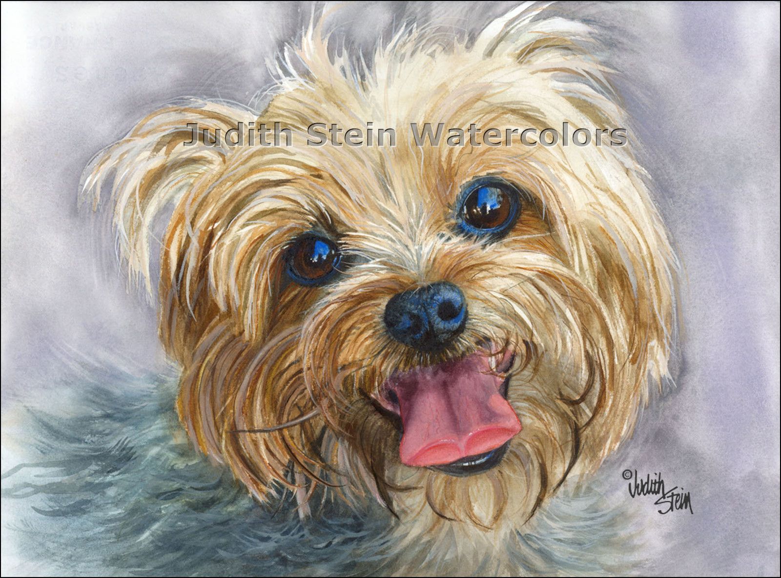 1600x1184 Yorkshire Terrier Dog Art 11 X 15 Original Watercolor Painting By - Yorkshire Terrier Watercolor