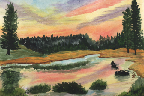 480x320 Beginner Watercolor Yosemite Conservancy - Yosemite Watercolor