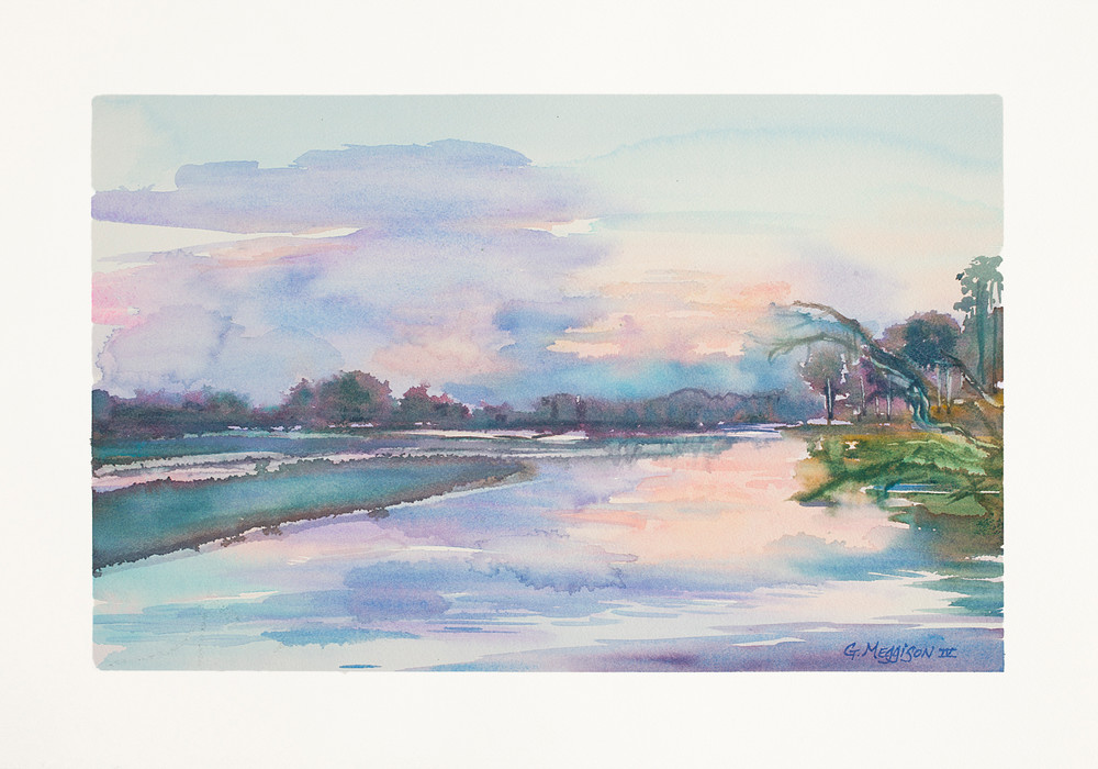1000x700 On Now And Zen Watercolor Landscapes Gordon Meggison Iv - Zen Watercolor
