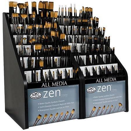 450x450 Zen Watercolor Short Handle Brush Round 6 - Zen Watercolor Brushes