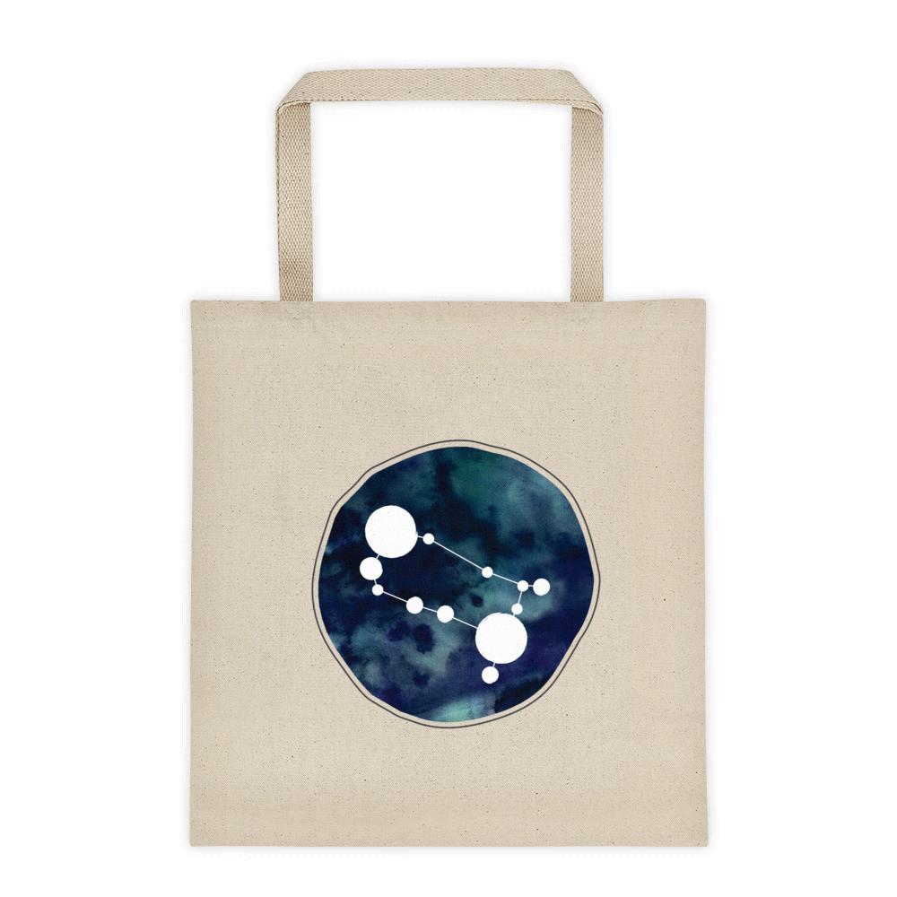 1000x1000 Gemini Zodiac Watercolor Tote Bag Paperfinch Design - Zodiac Watercolor
