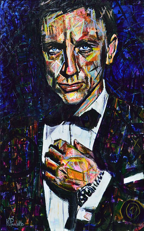 461x737 007 James Bond Kent Paulette - 007 Painting