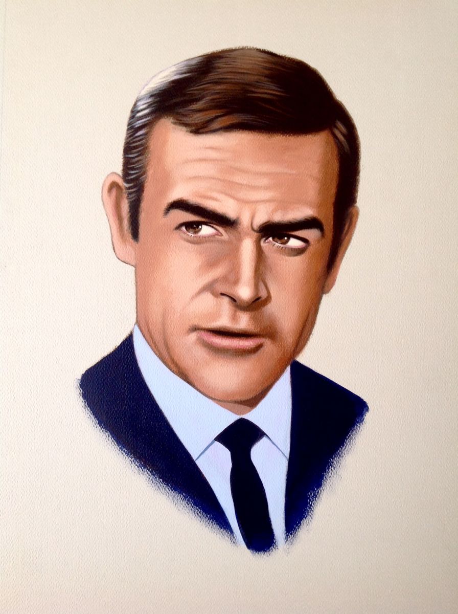 896x1200 Sean Connery 007 (Czart) - 007 Painting