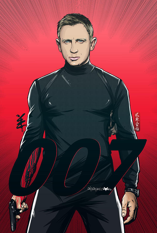 607x900 Spectre 007 Digital Art By Akyanyme - 007 Painting